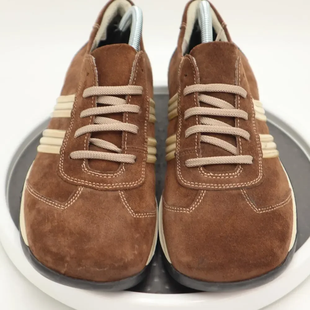 Vintage Skechers Collection Mens Size 10 Brown Italian Leather Suede Golf Shoes - Picture 7 of 15